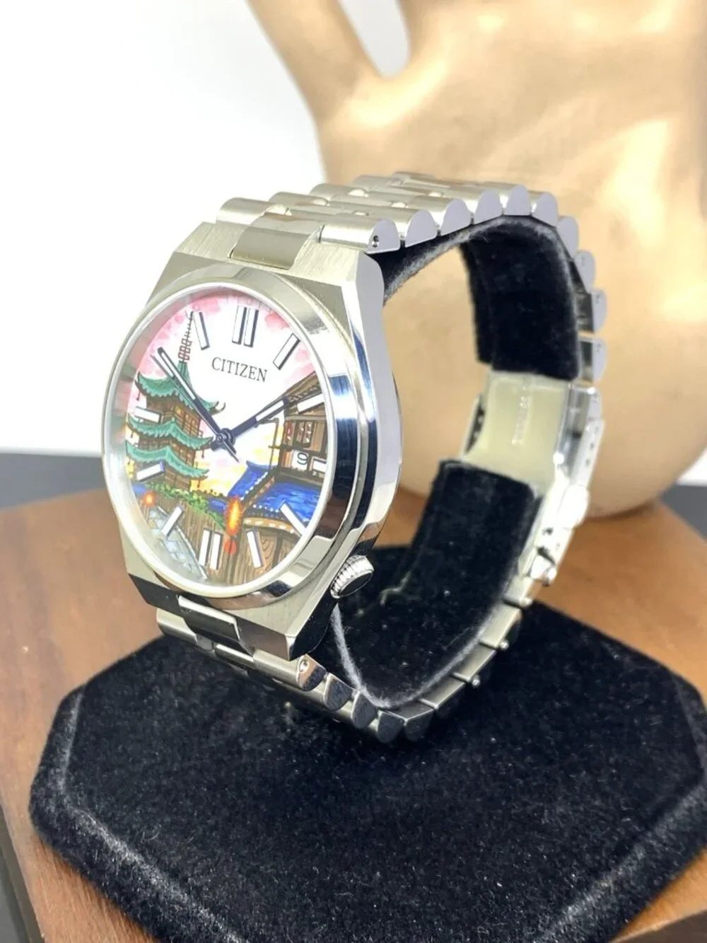 Citizen IFL Watch NJ0159-86A Tsuyosa Automatic Tokyo Concept Hand Painted Dial